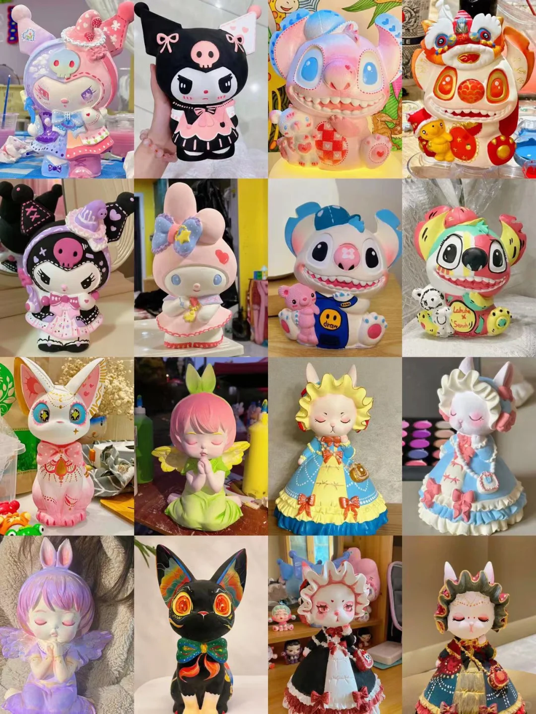 下次见面一起来画石膏娃娃叭?