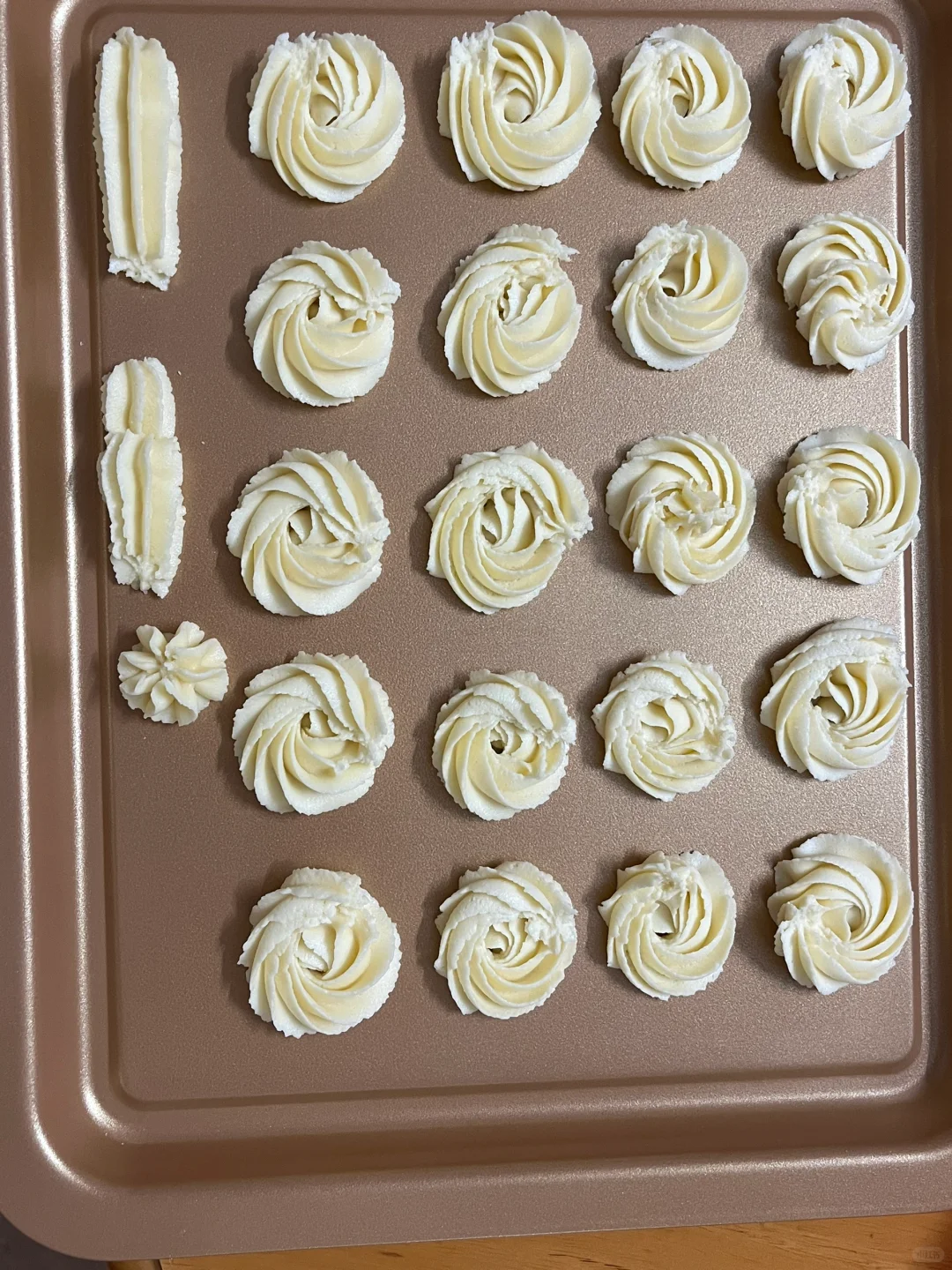 烘焙小记：曲奇饼干