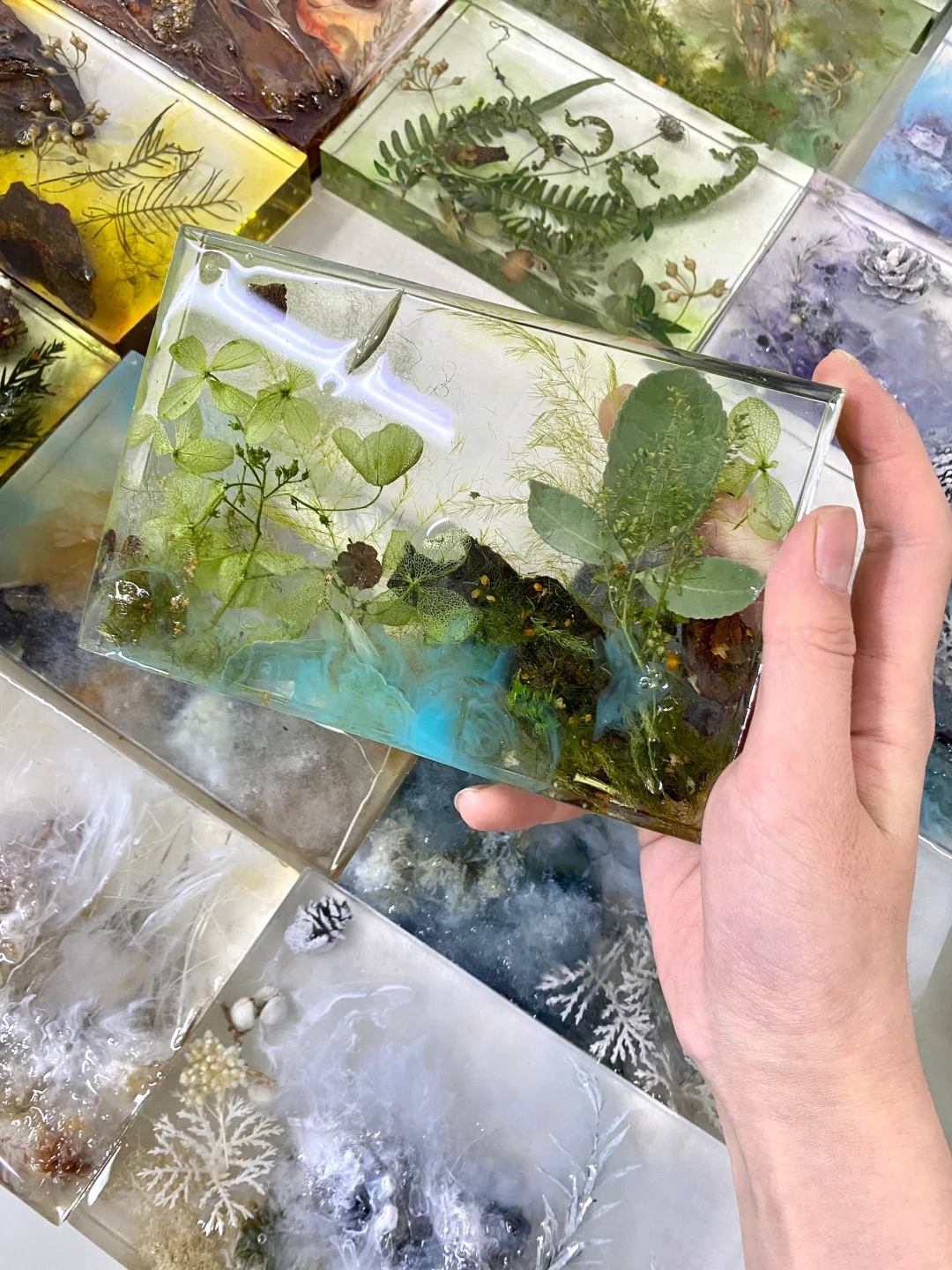 树脂手作｜收藏一块地质眼泪