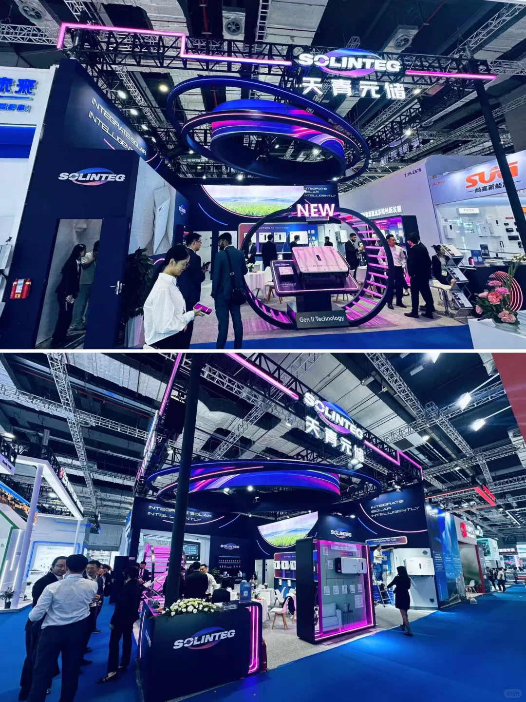SNEC上海光伏展-天青元储-展台设计搭建