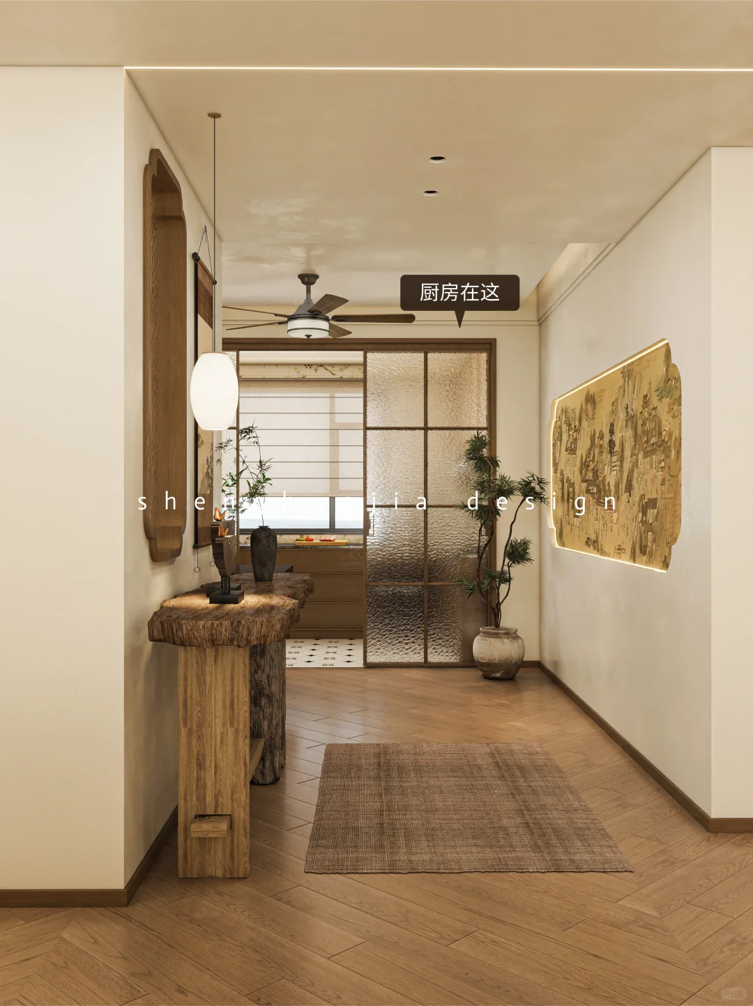 拆墙换下沉客厅+书房,业主说空间利用赚翻