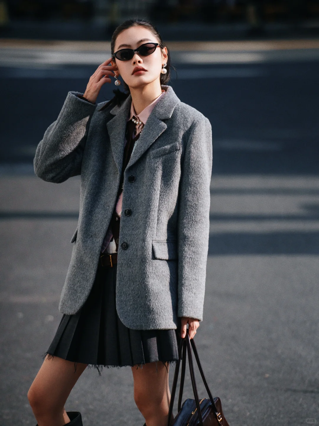 今日人设:高智感时髦学姐?