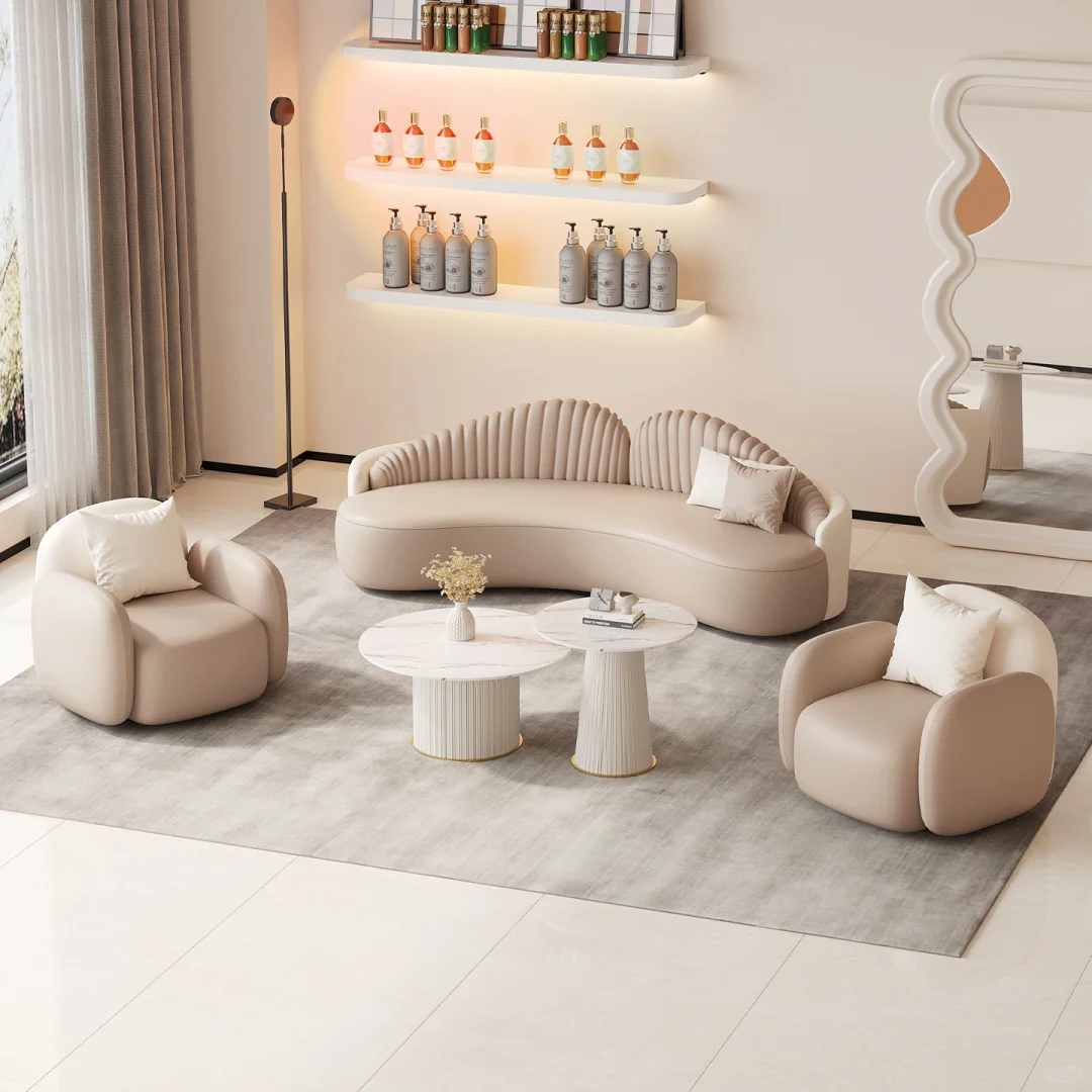 弧形沙发，打造简约优雅的家居空间