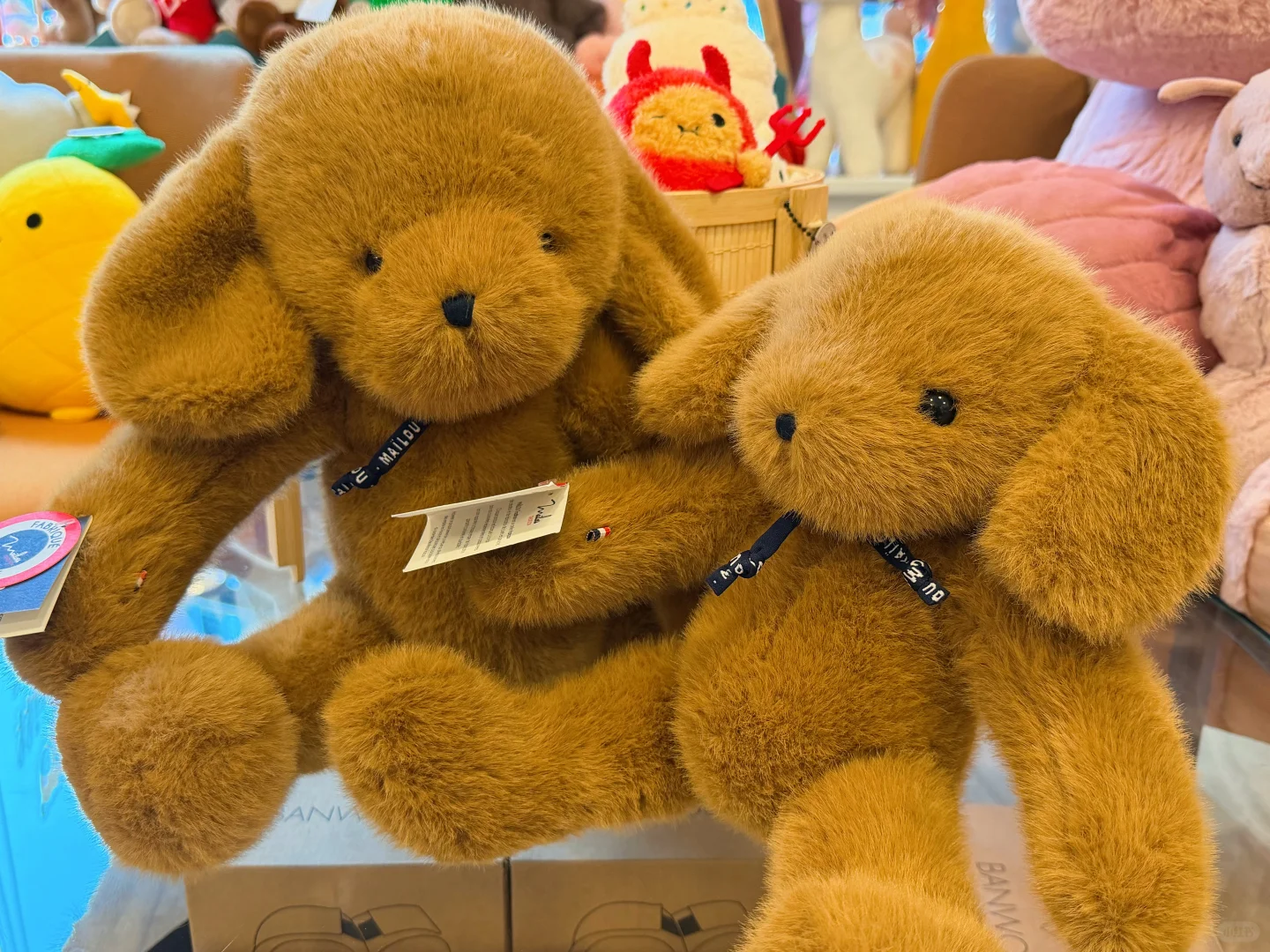 法国纯手工绒毛玩具??Mailou