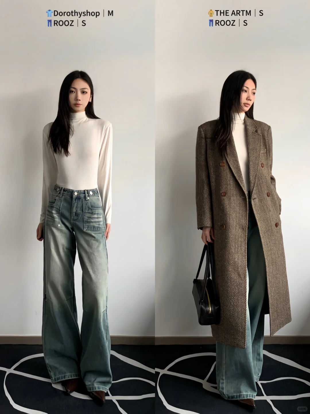 姐系氛围感｜高级allgrey驼色大衣穿搭合集