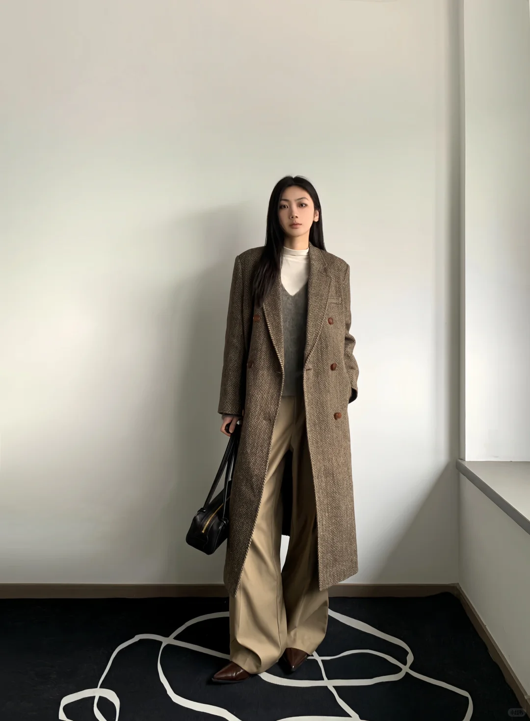 姐系氛围感｜高级allgrey驼色大衣穿搭合集