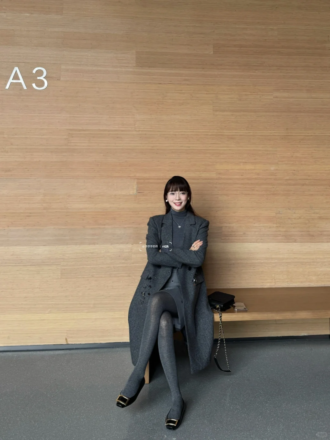 自带高智感的暮色灰?老师气质穿搭