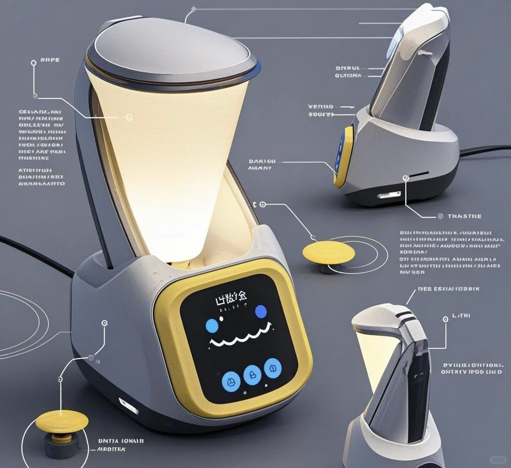 概念学习伴侣台灯:启明!你懂学习它懂你!