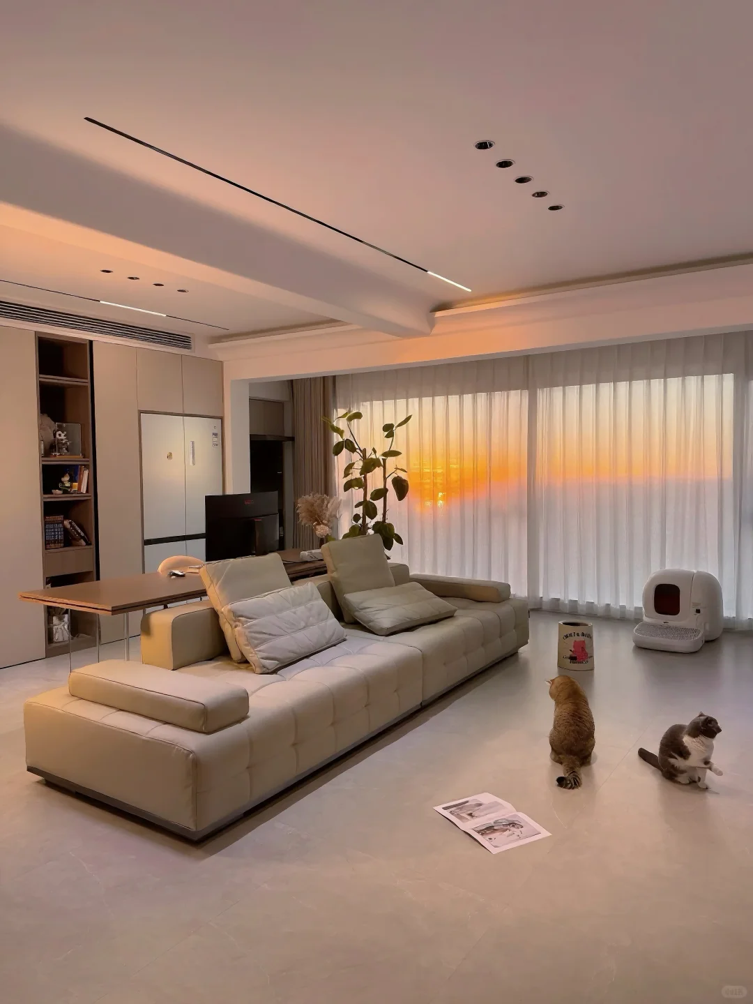 客厅书房一体式 | 打造多功能空间✨