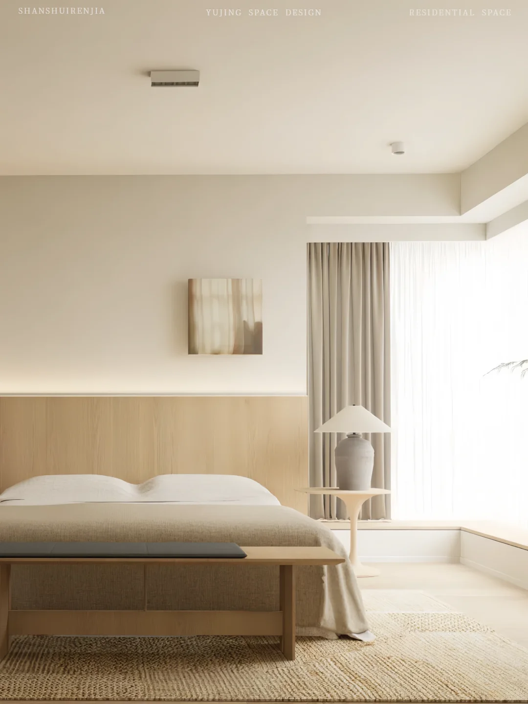 170㎡诗意栖居|动静分区的治愈系私宅设计