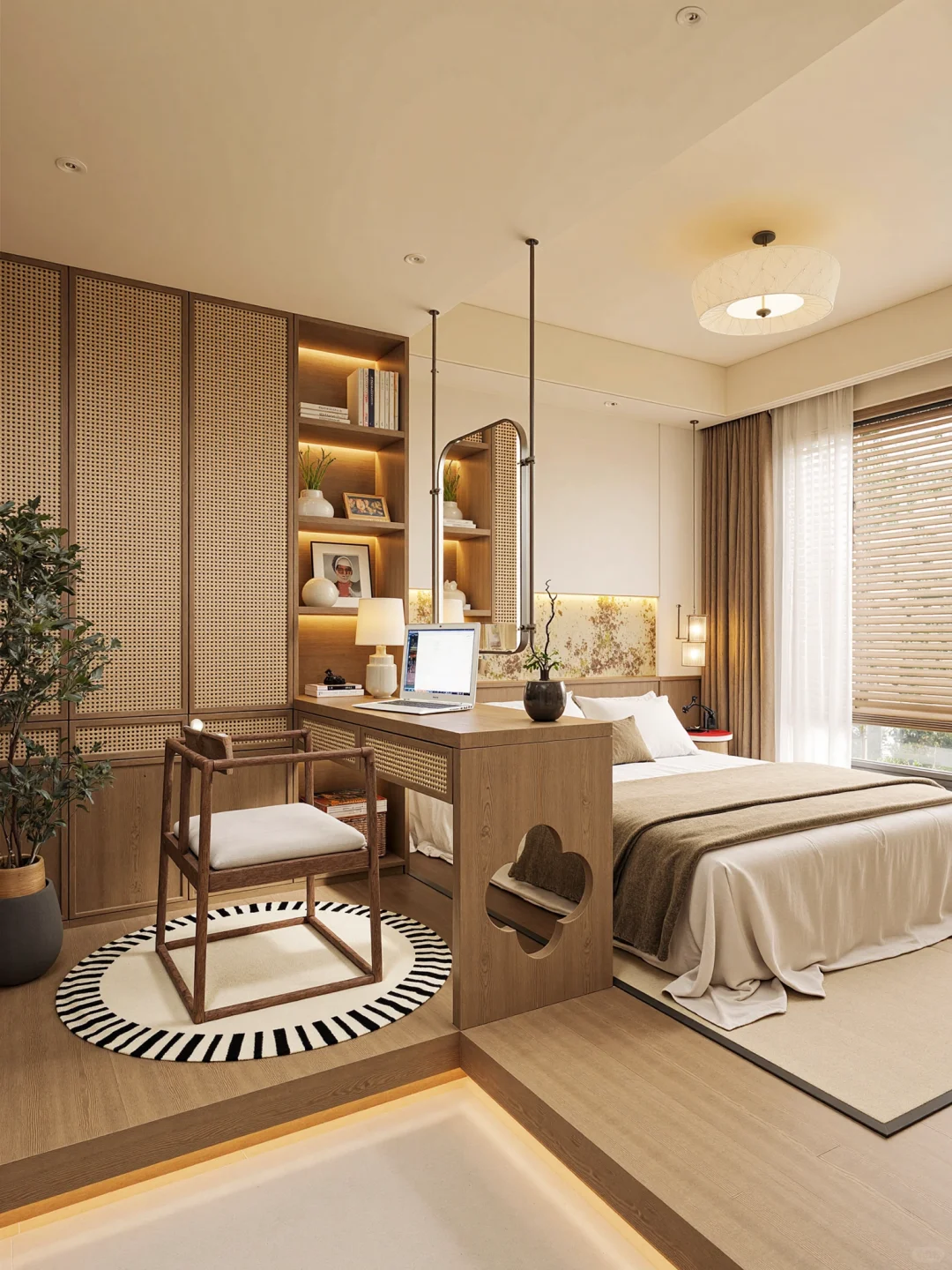 ?被业主狂夸的宋式新家！一房三用到极致