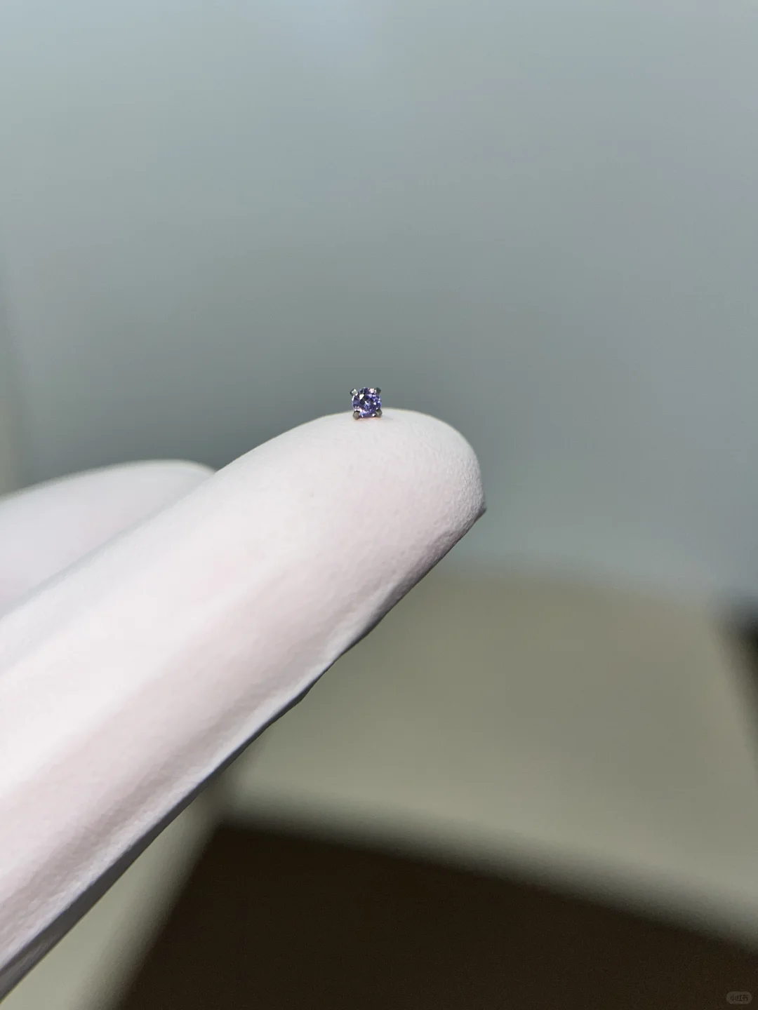 敏耳必入！钛合金的紫色小鼻钉✨