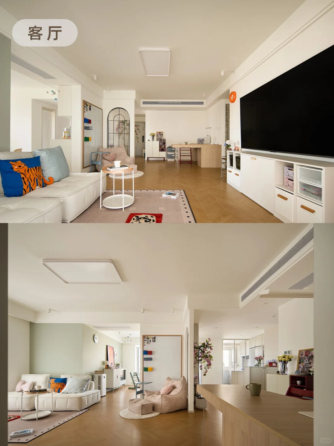 装修案例分享丨105㎡治愈系北欧风小宅