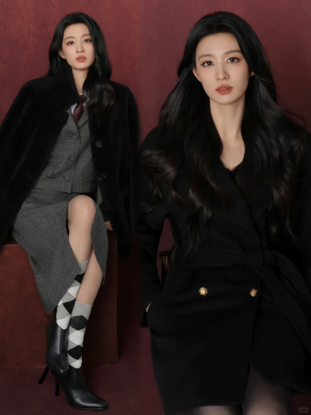 王楚然 太适合这种优雅高智感穿搭了‼