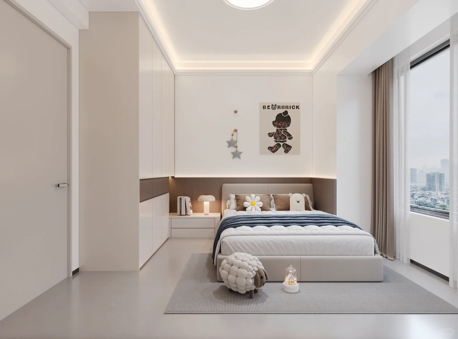 近期案例|中交滨海一家四口简约风的家