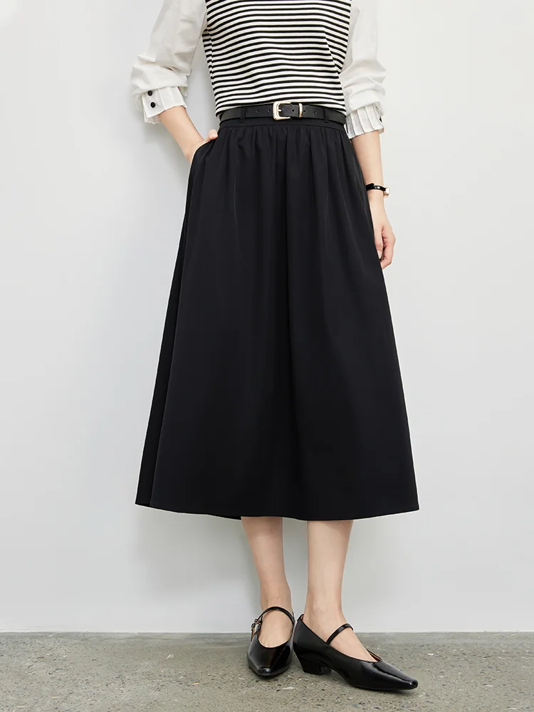 欧莎 ·经典法式复古黑裙小伞裙