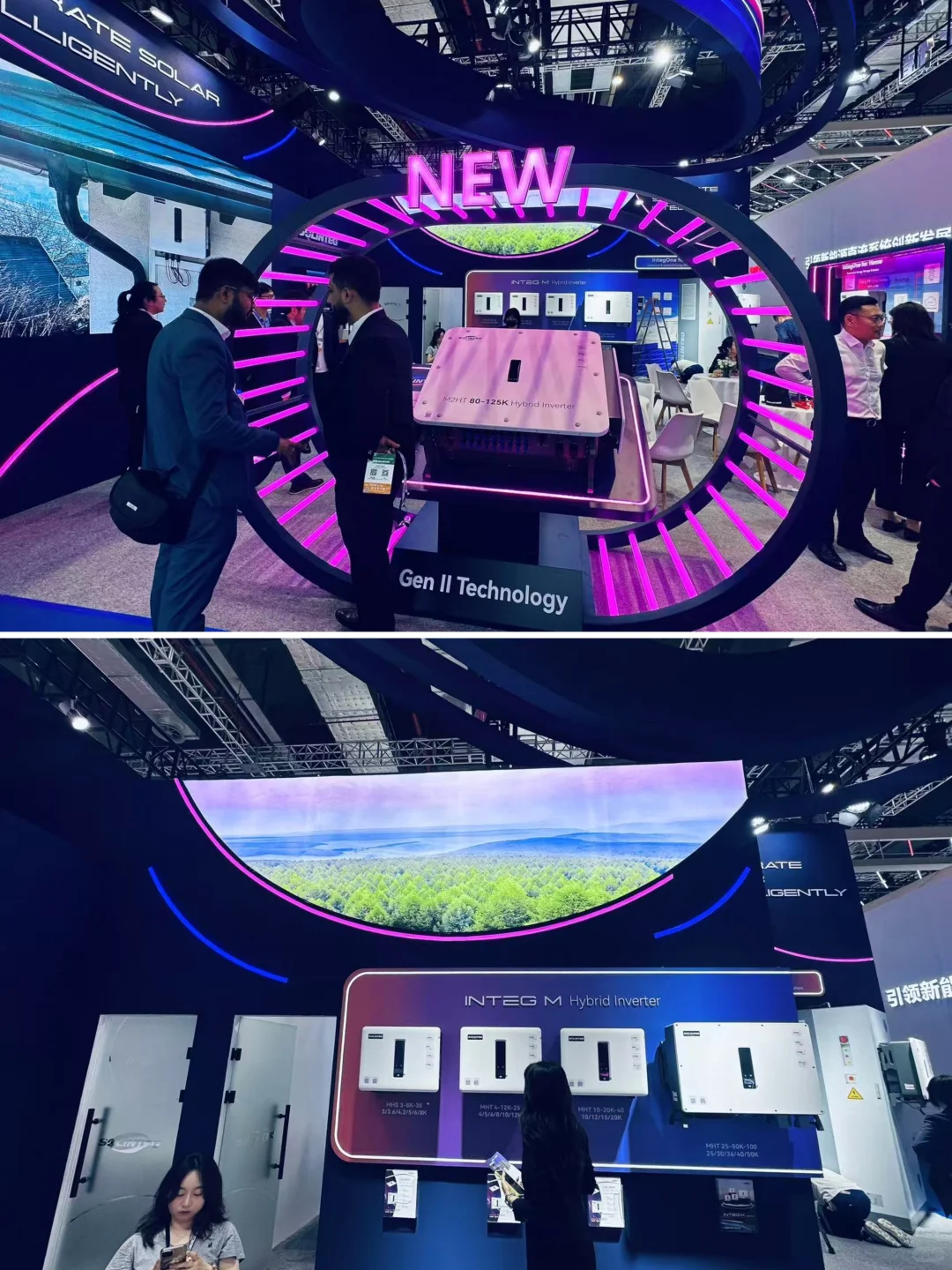 SNEC上海光伏展-天青元储-展台设计搭建