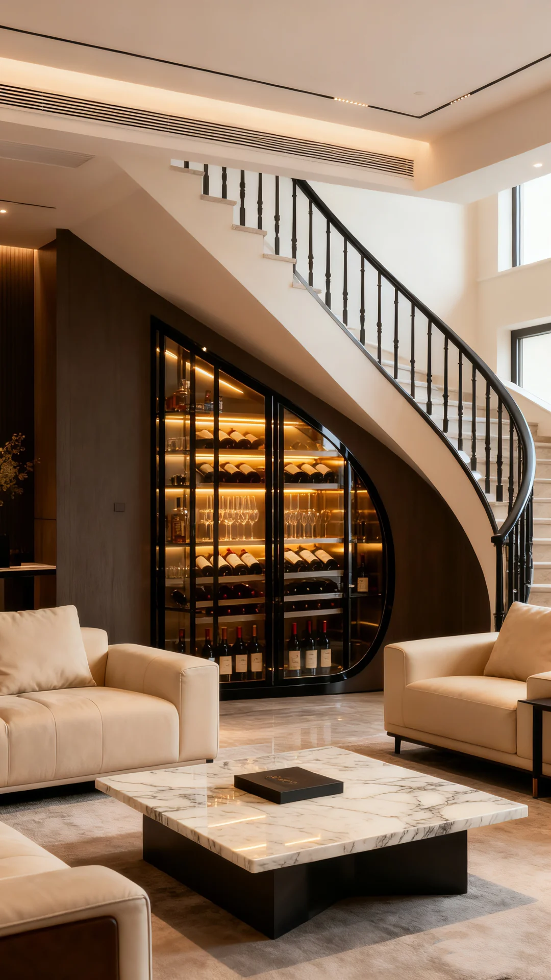 充满设计感的酒柜让居家空间提升生活品质