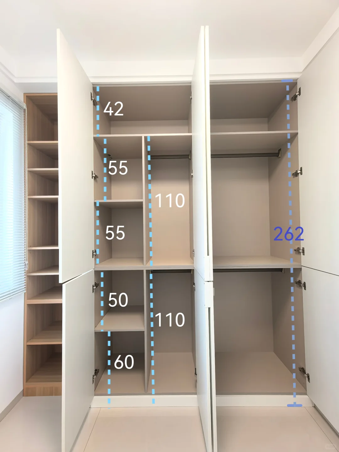从小红书抄来的衣柜 落地成功（附尺寸）