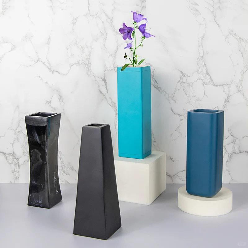 酒店也爱惨的树脂花瓶，高级感直接拿捏