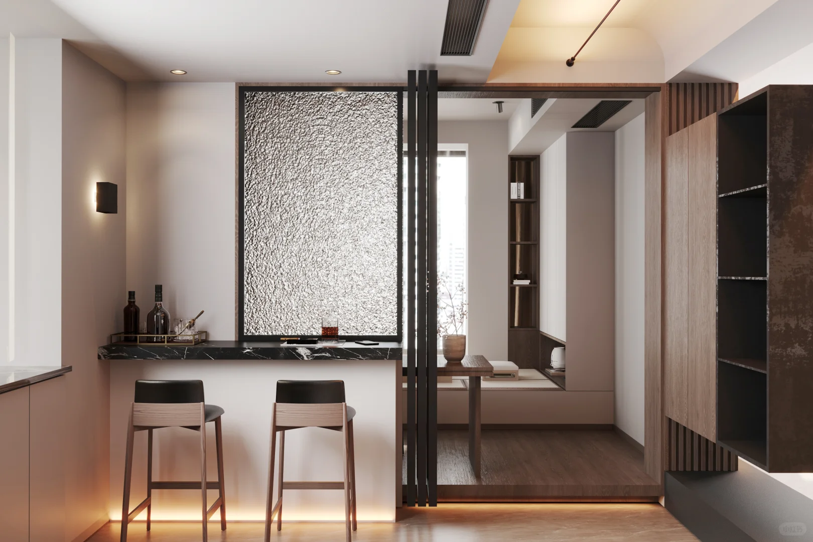 ?150 ㎡|意式|承重柱与岛台结合的艺术