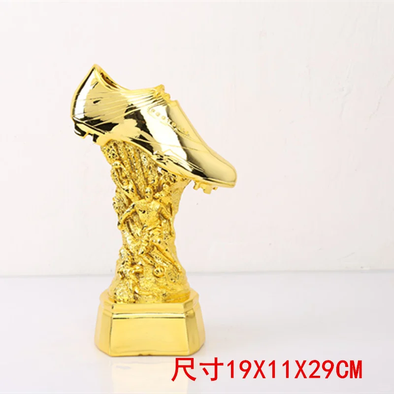 树脂奖杯足球先生金鞋金球奖杯