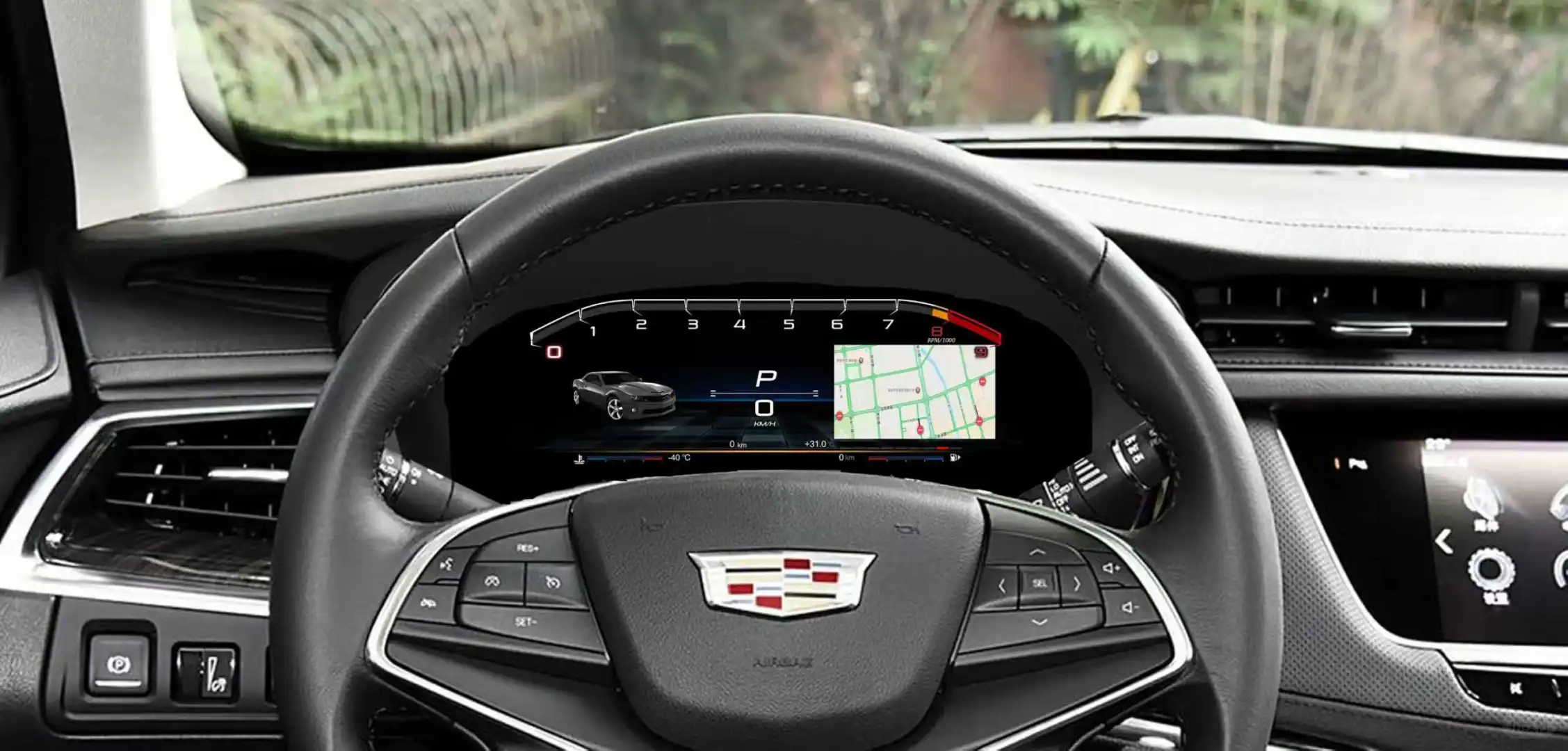 凯迪拉克XT5液晶仪表