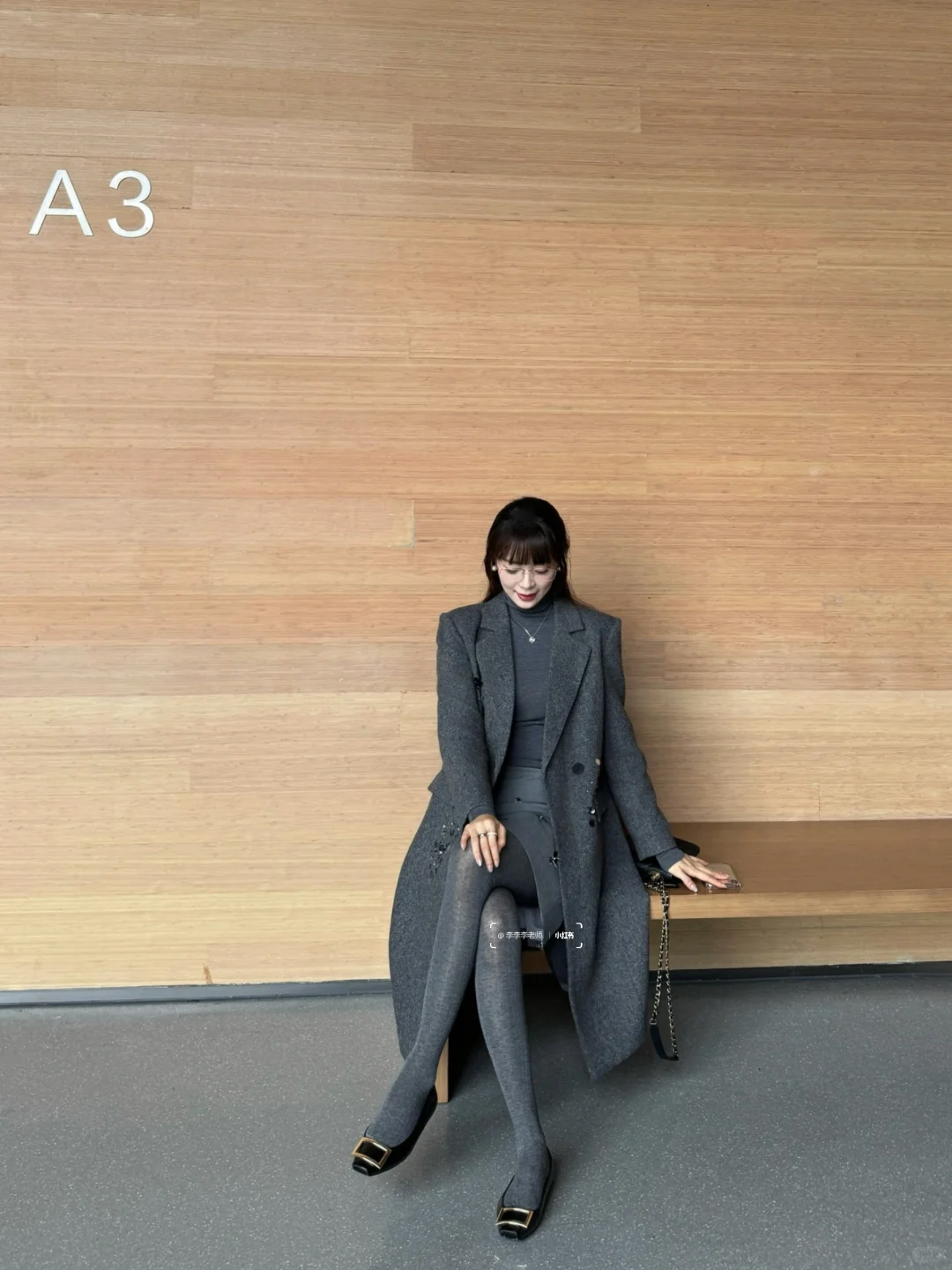 自带高智感的暮色灰?老师气质穿搭