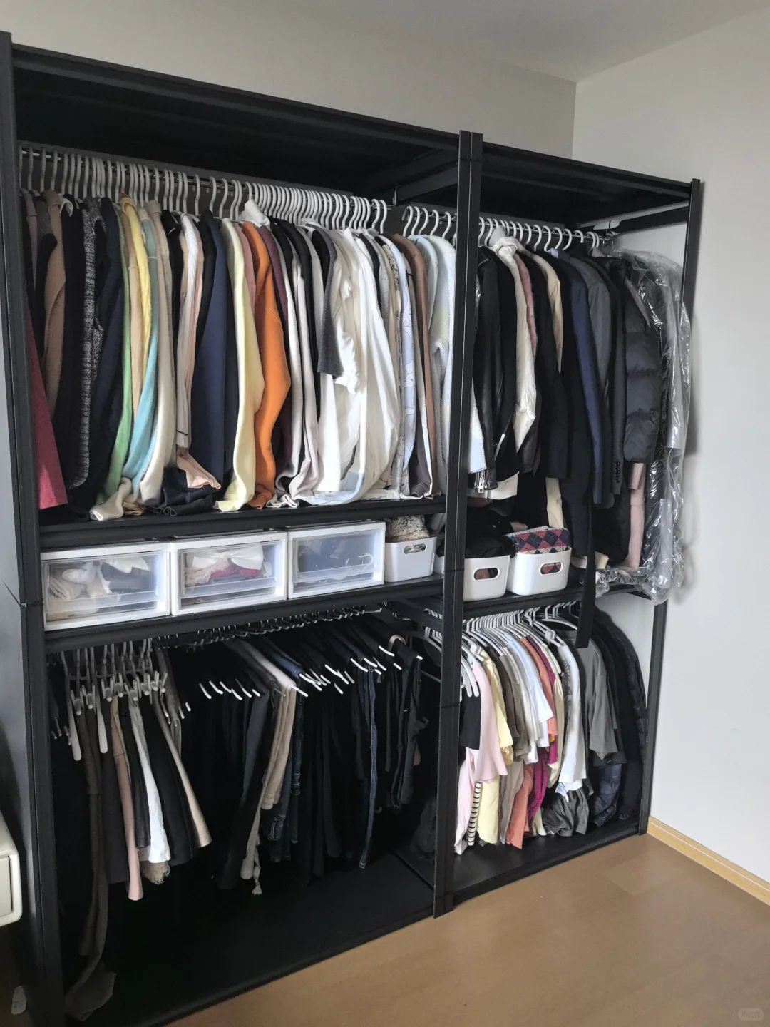 货架衣柜你是真的能装啊