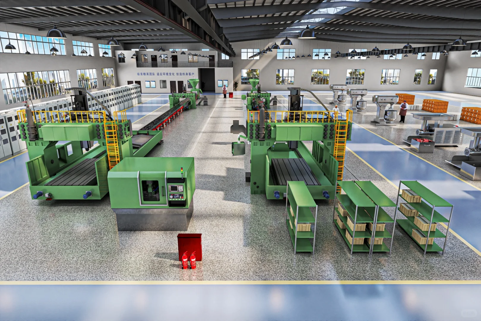 工厂车间效果图制作