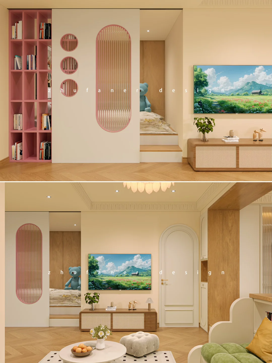 思路打开,老房靠四用地台扩容,两室荣登三居