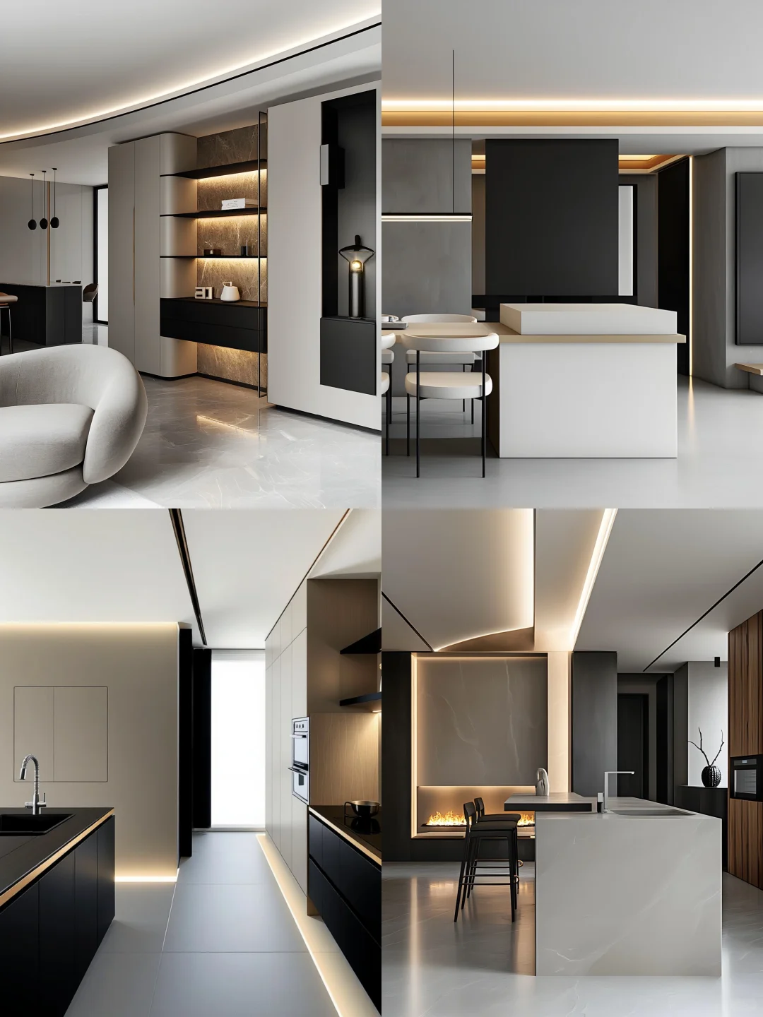 高级感审美瞬间｜轻奢四宫格意式风合集?