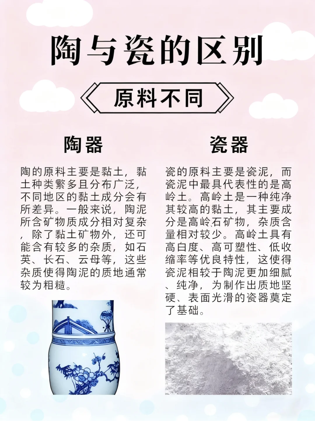 陶和瓷的区别,解锁你不知道的陶瓷冷知识