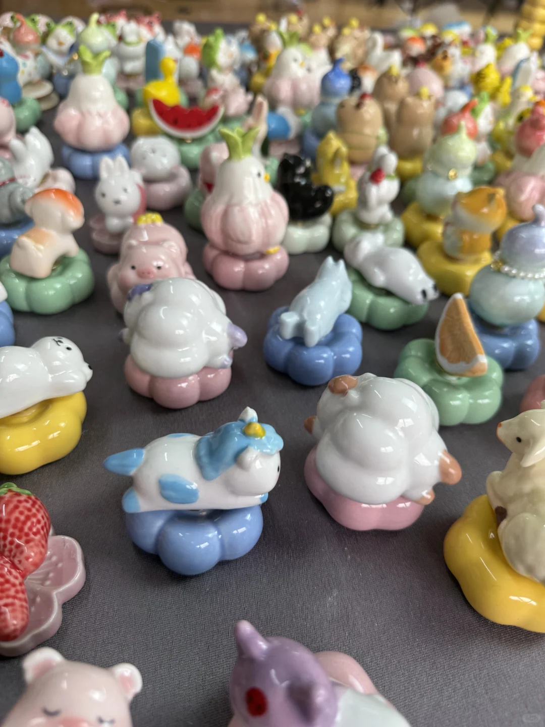 景德镇陶瓷转转陶瓷小动物摆件