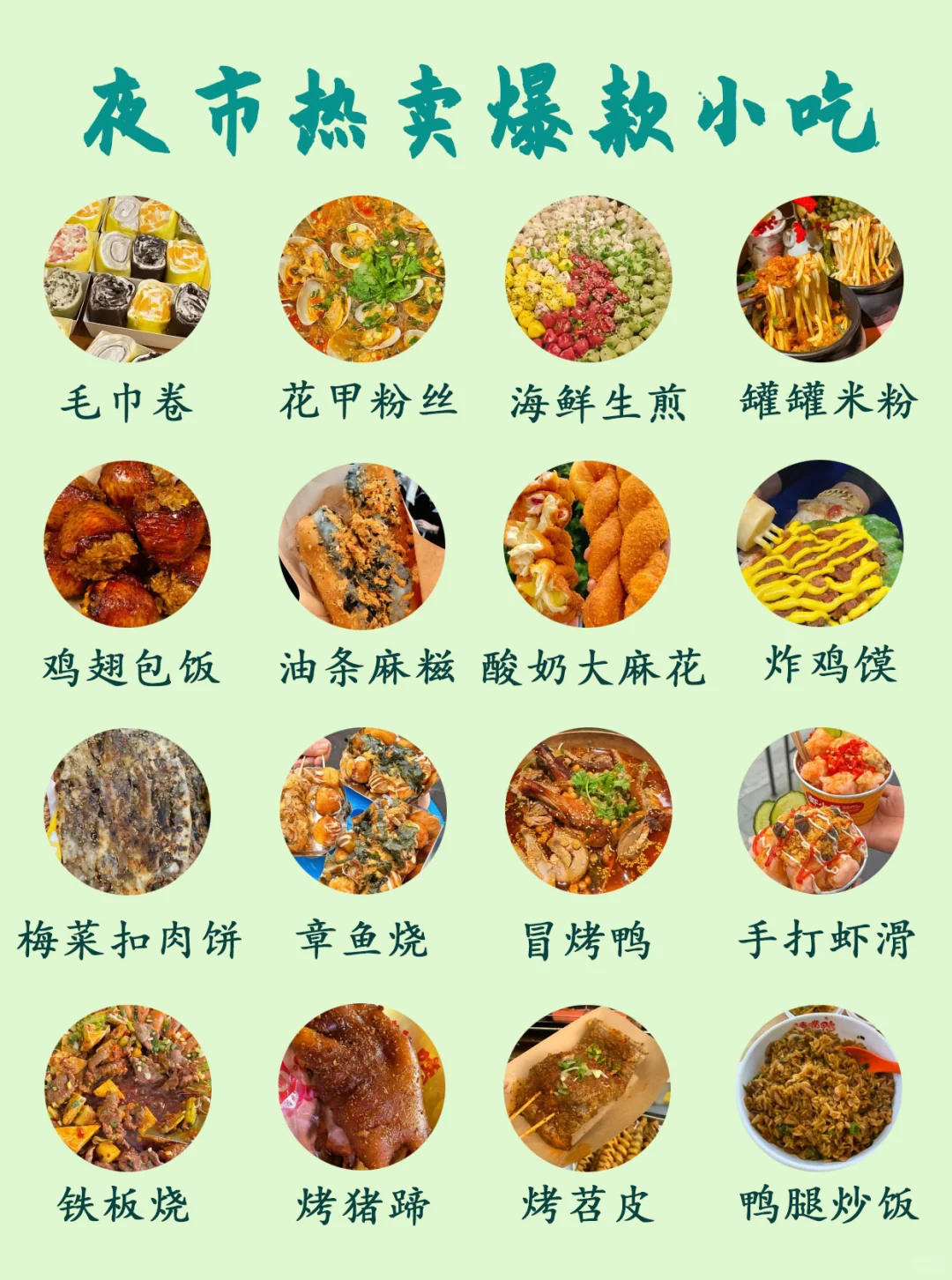 50种摆摊爆款小吃合集