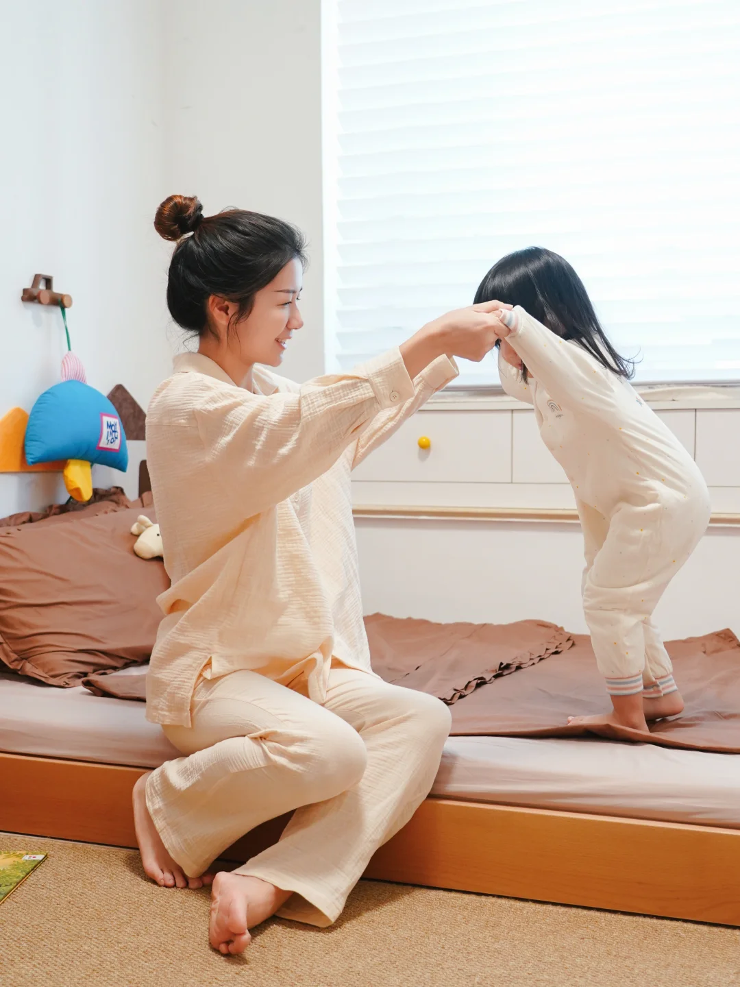 搞定两岁宝宝穿衣叛逆,全能连体衣太香了!