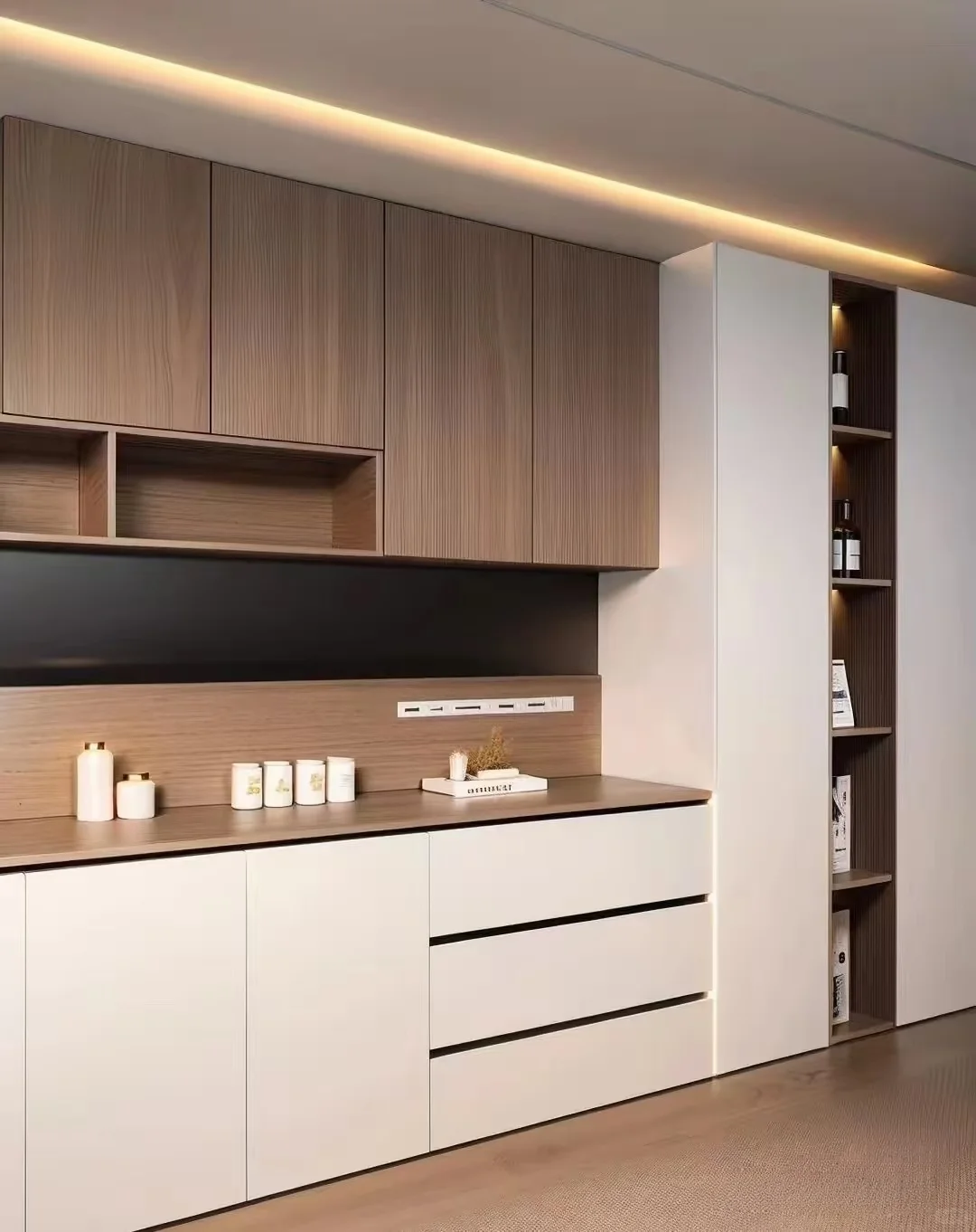 这么好看的餐边柜谁能拒绝呀!顾家全屋定制