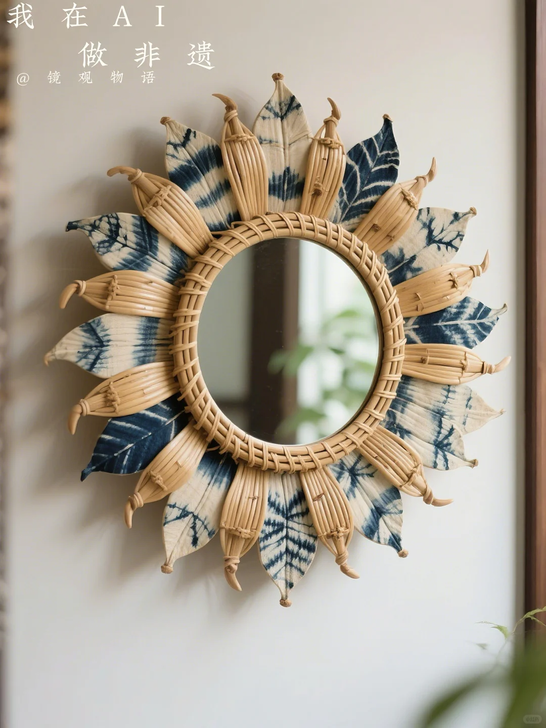 Aha这也是艺术｜给镜子装个向日葵?笑一笑吧