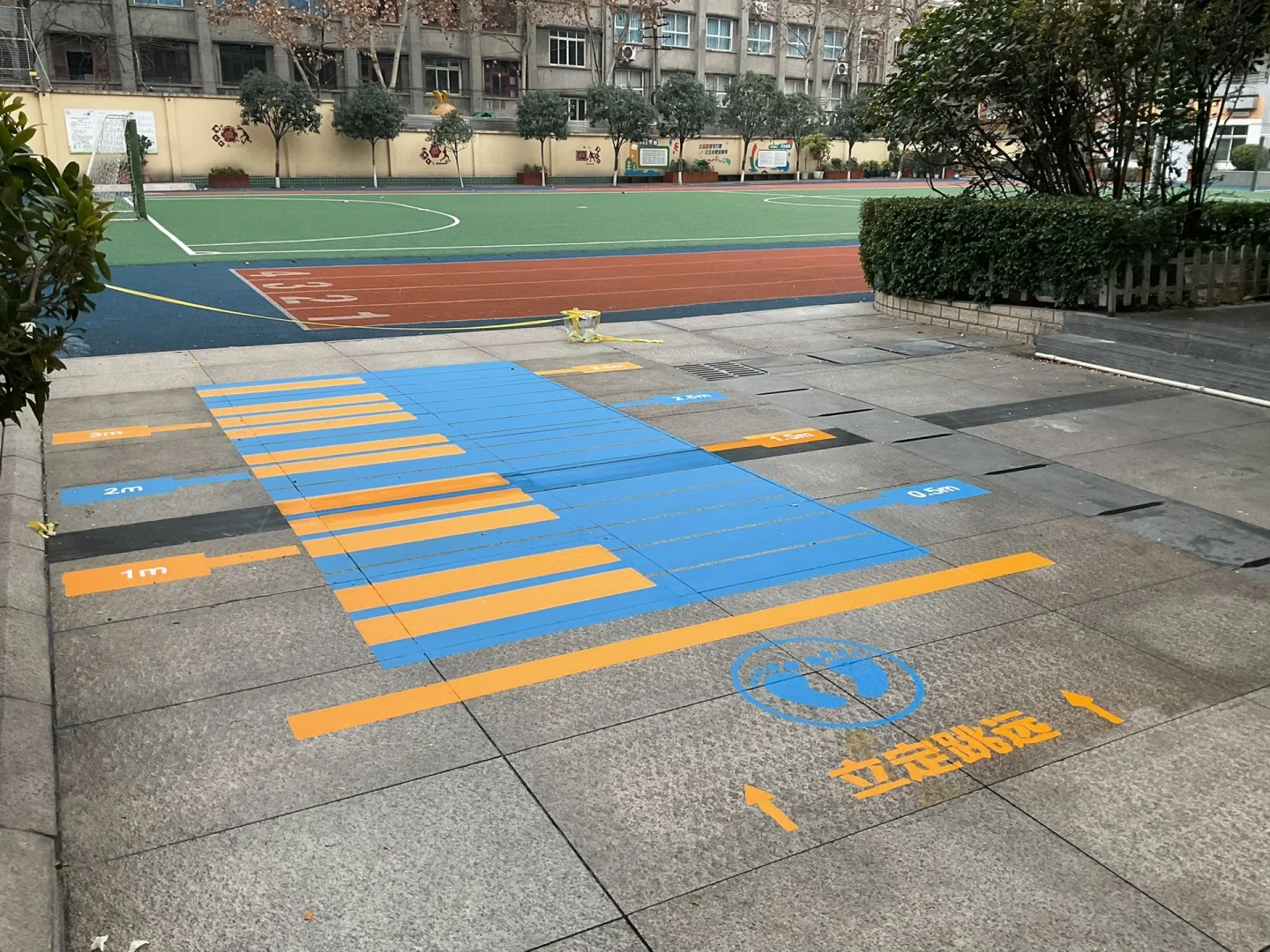 地面游戏彩绘,真的火起来了??