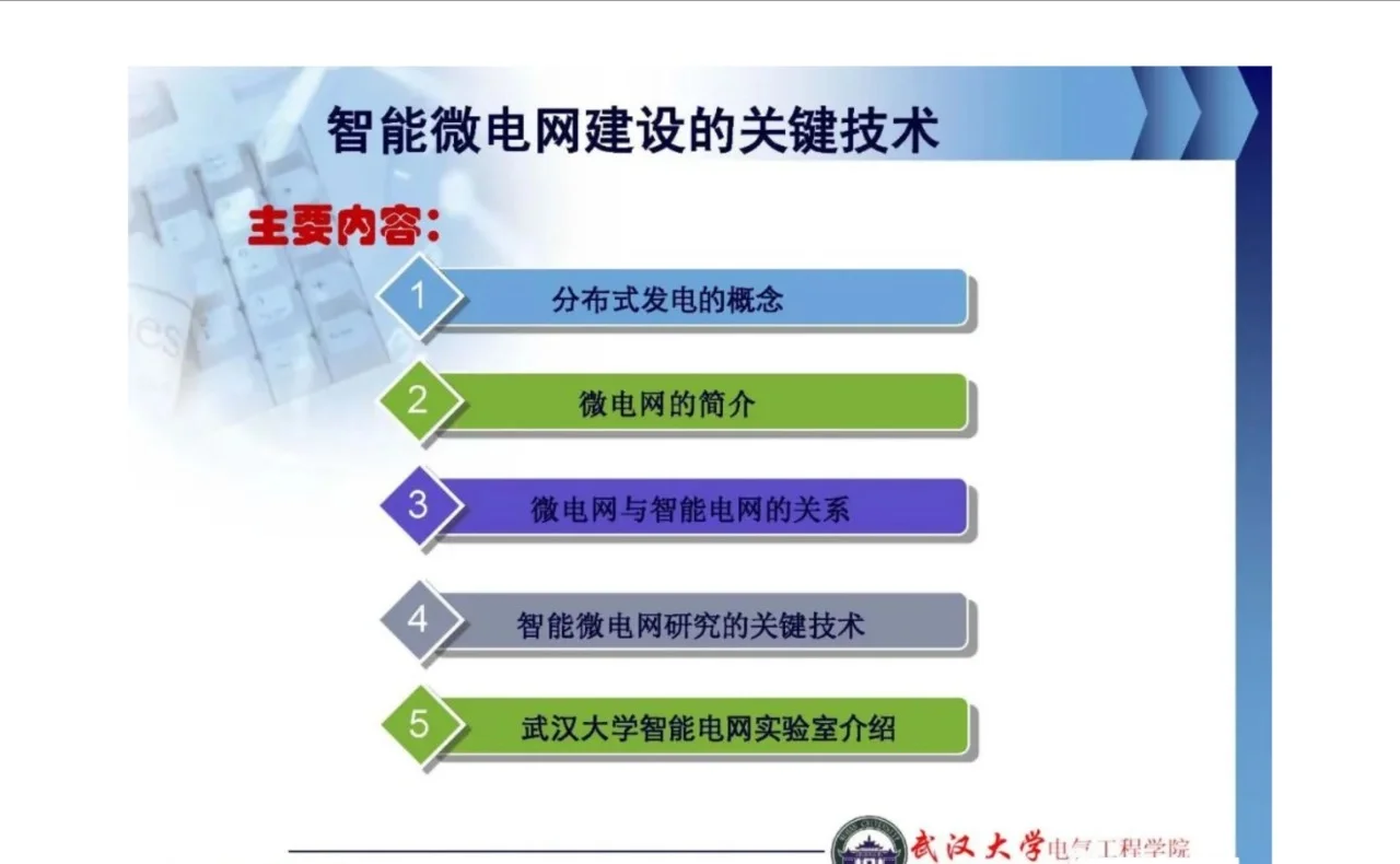 智能行业微电网建设的关键技术