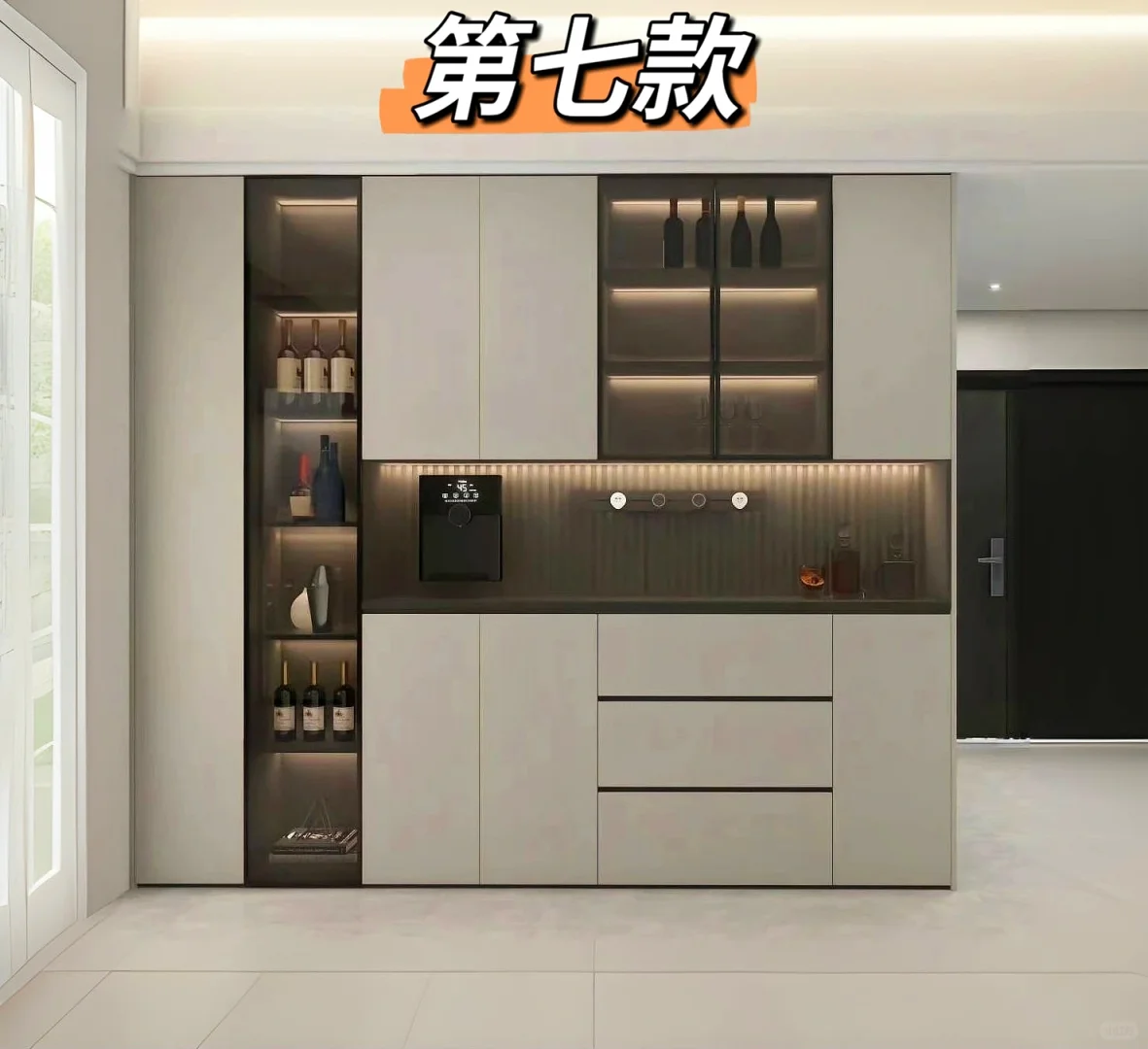 现代➕奶油风餐边柜合集✨每一款都好喜欢