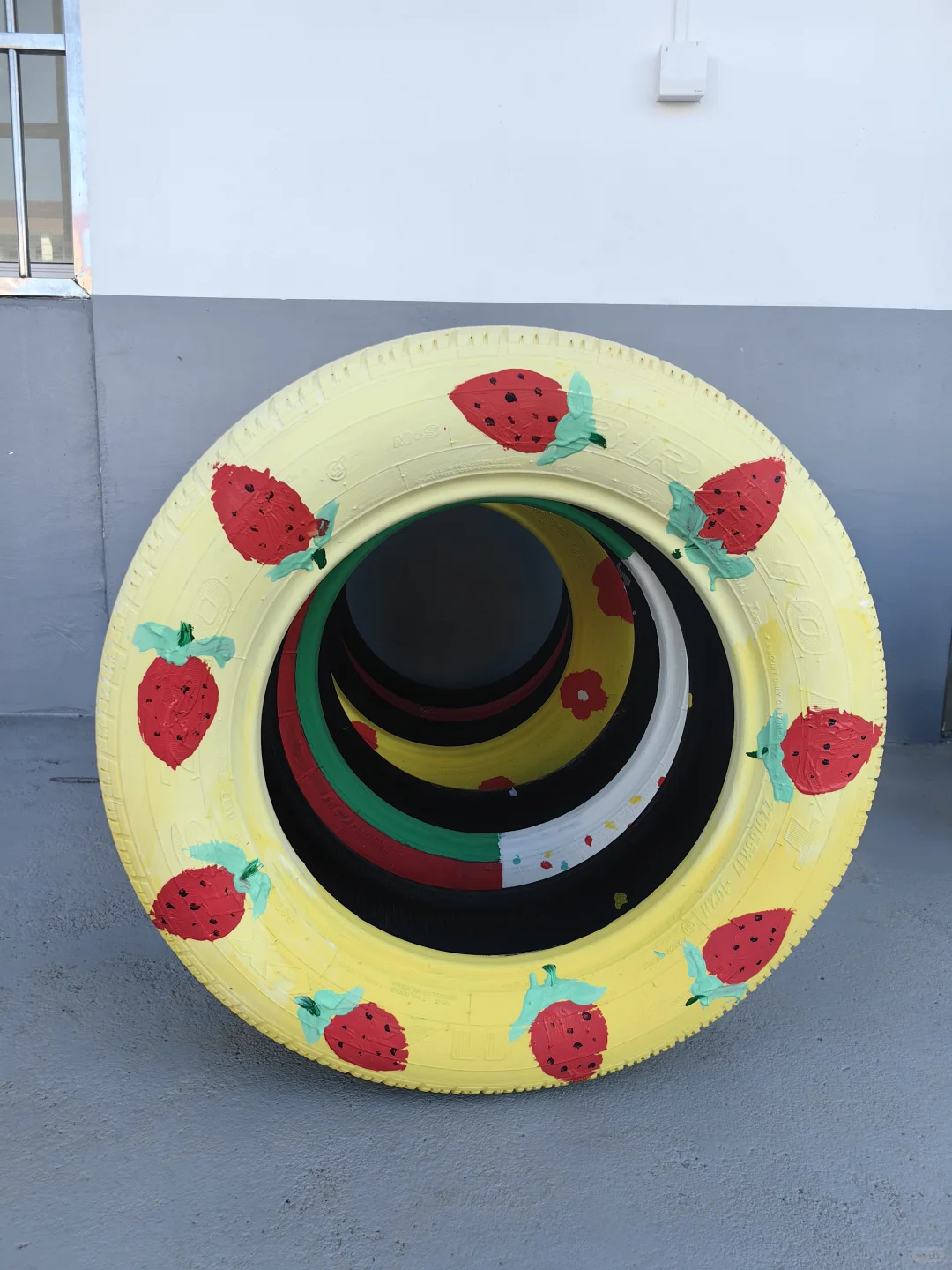 ?最好看的轮胎彩绘,有手就会?