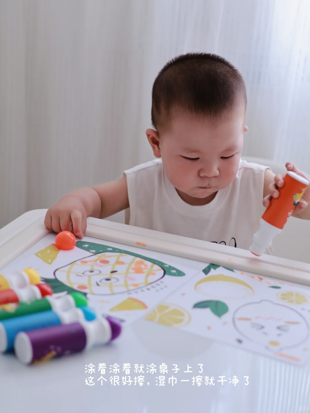 在家早教|一岁半小朋友的艺术启蒙~