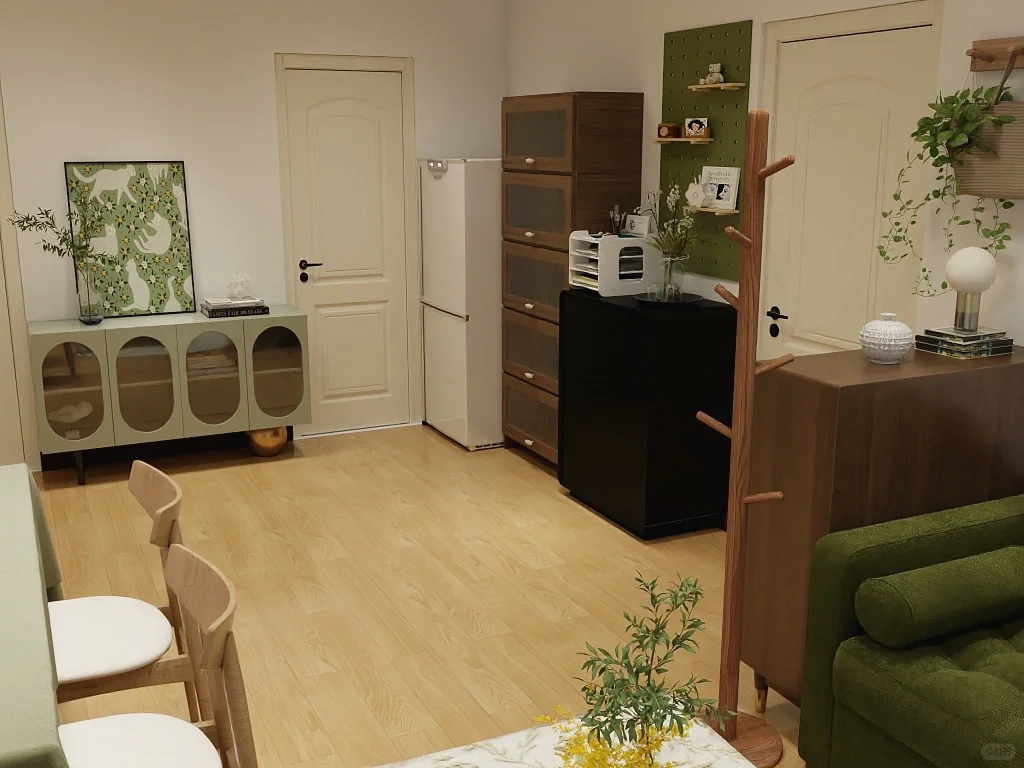 帮粉丝全屋改造小清新风❗