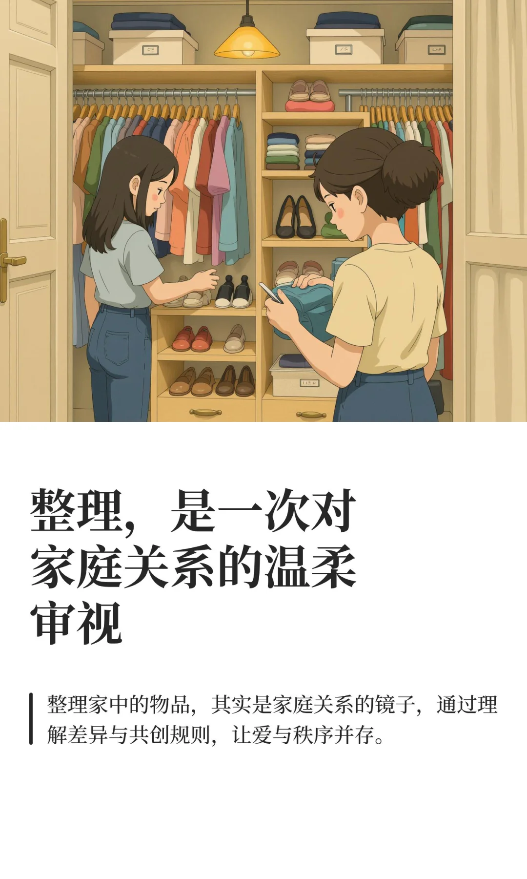 整理，是一次对家庭关系的温柔审视