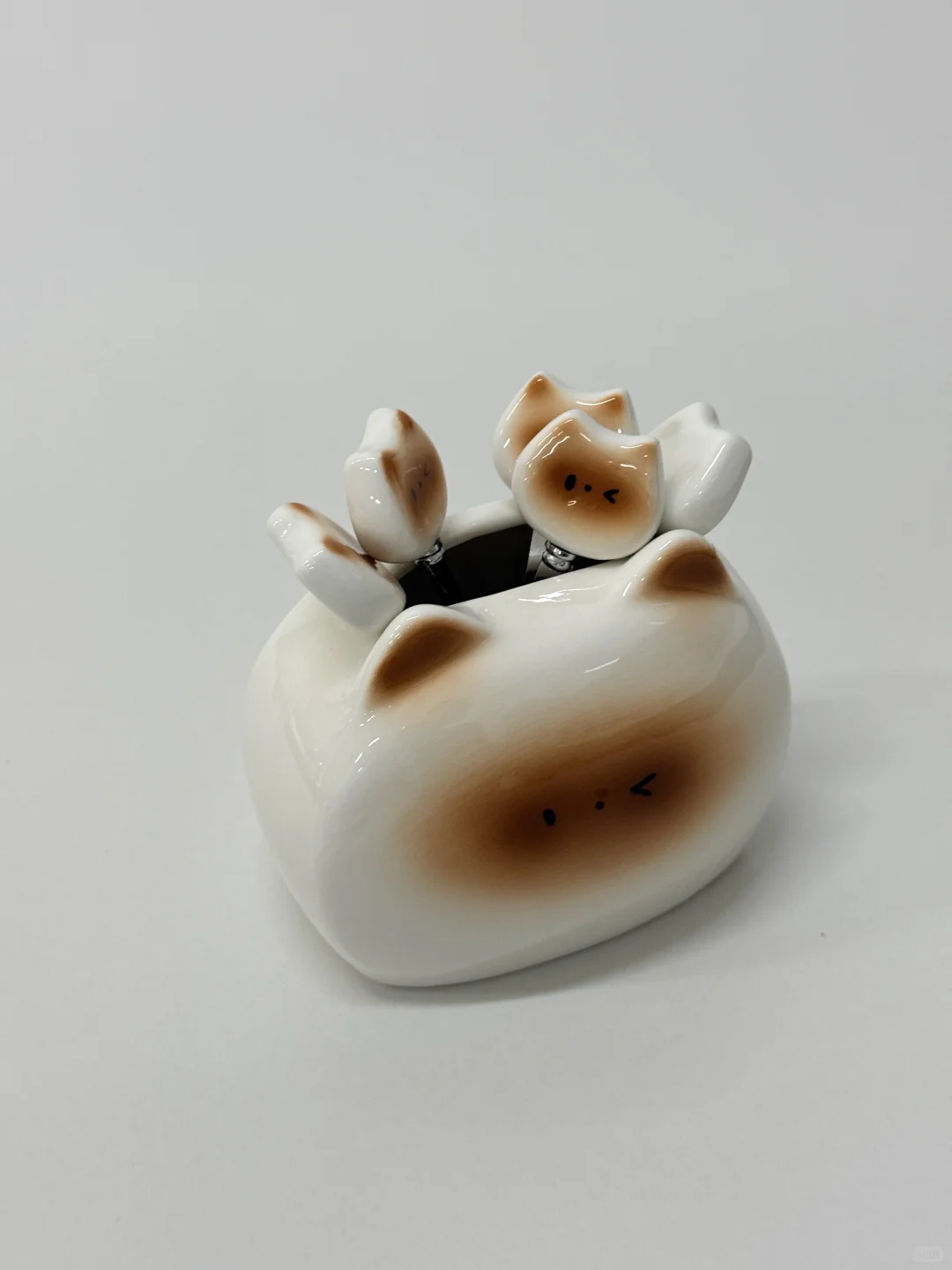 是猫猫?水果叉耶～～