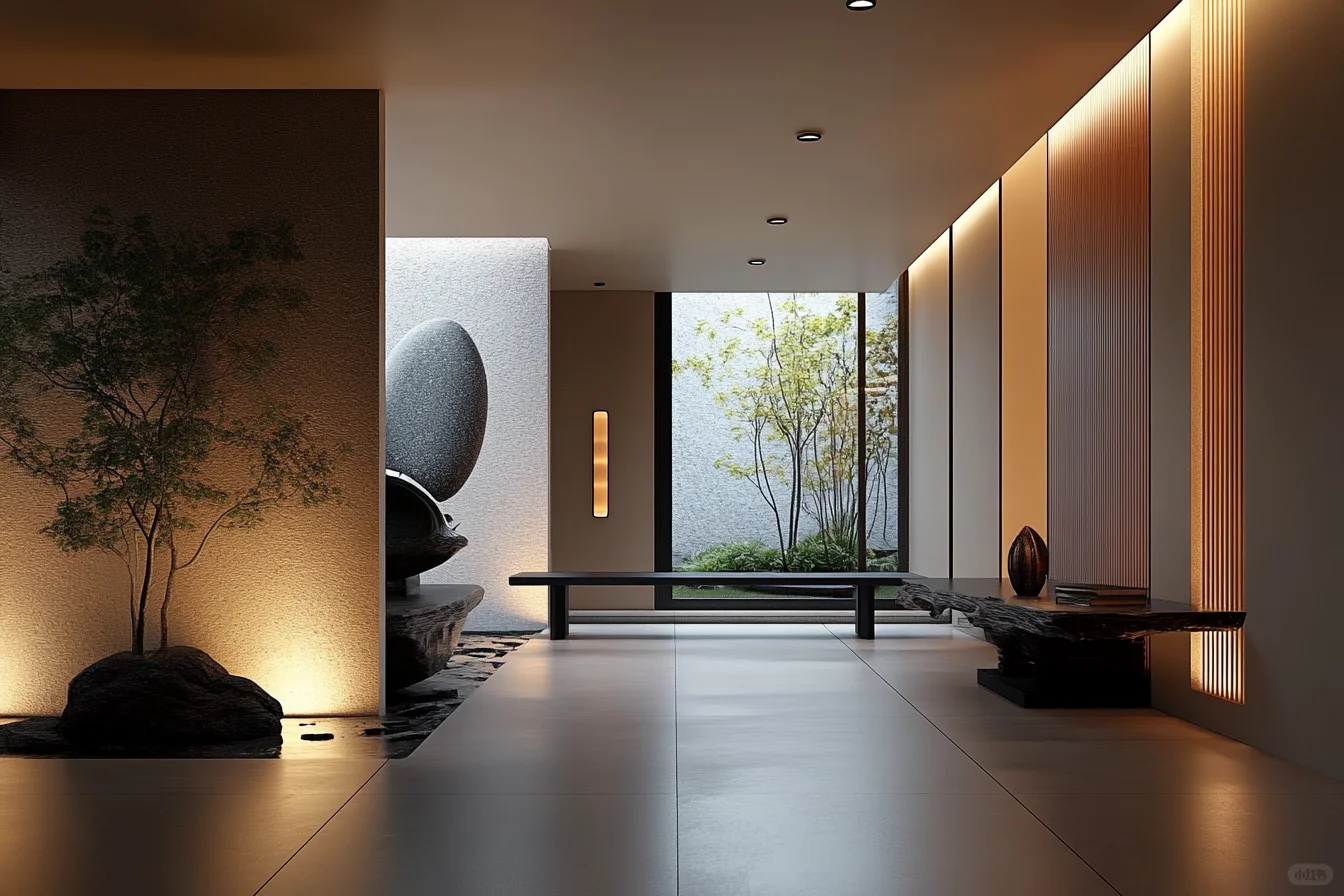 我想让自然和光跟我们这个空间说说话: