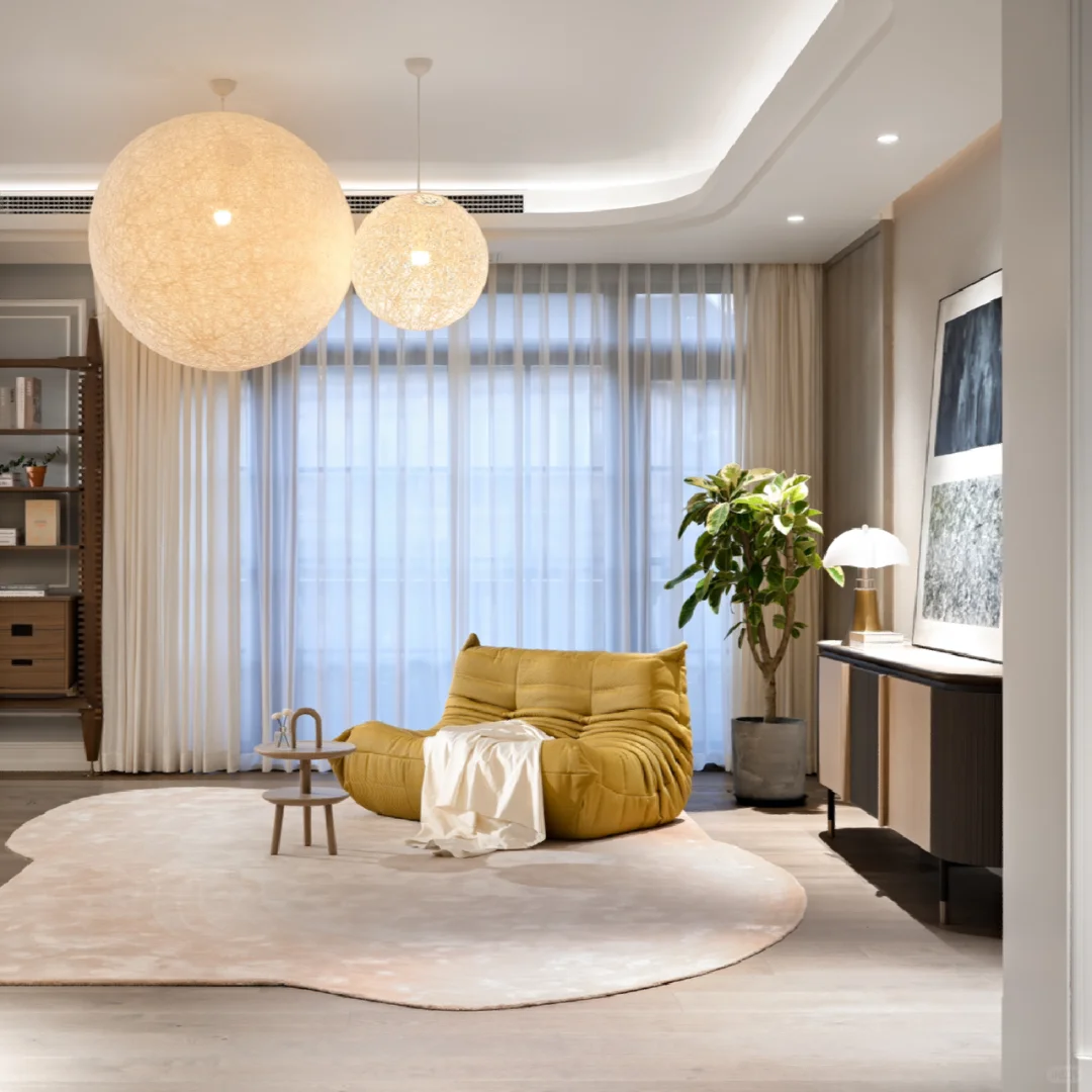 撞色空间软装搭配-氛围感?