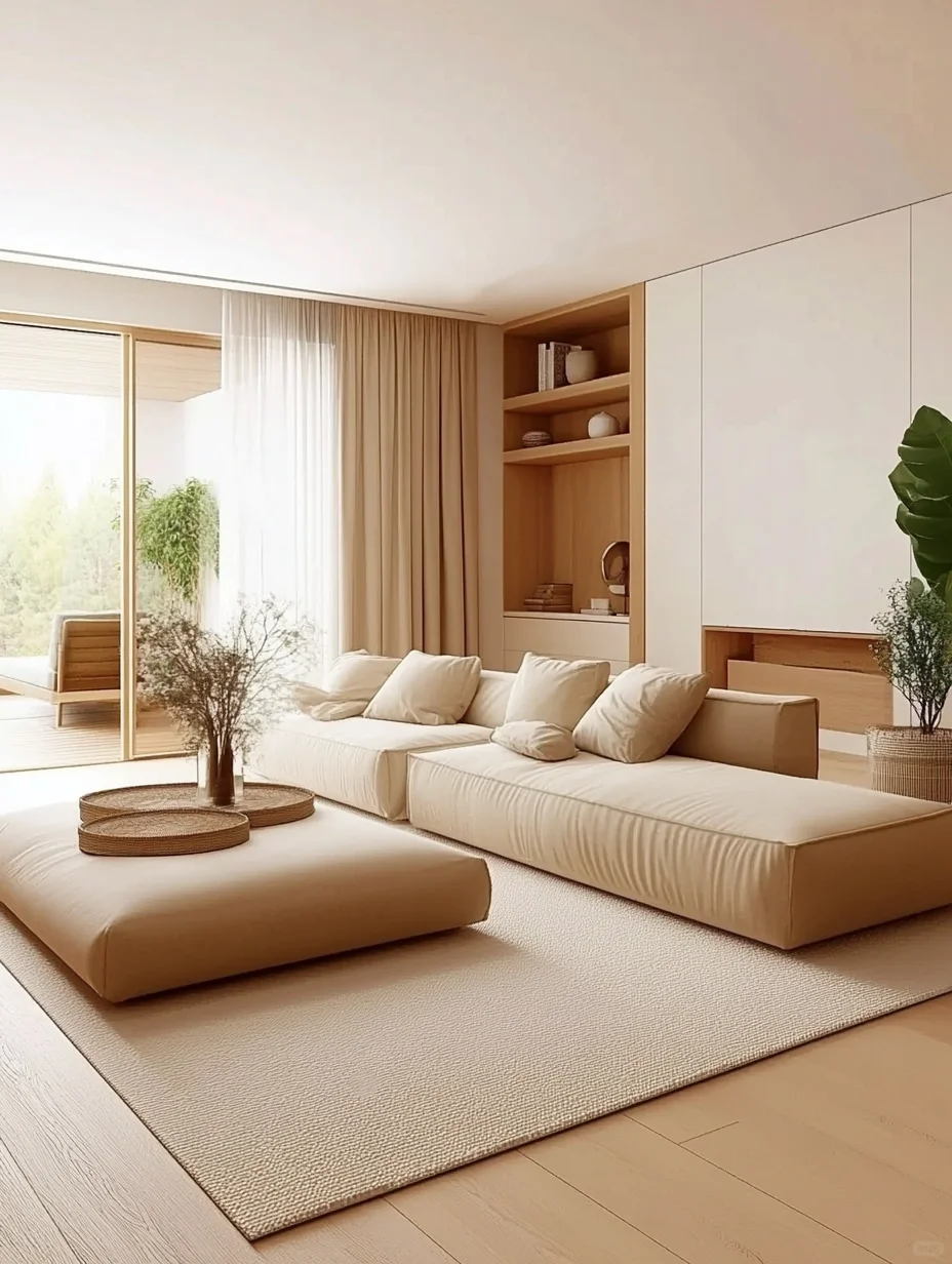 回家一眼惊艳，玄关造景+柜体穿插，巨高级