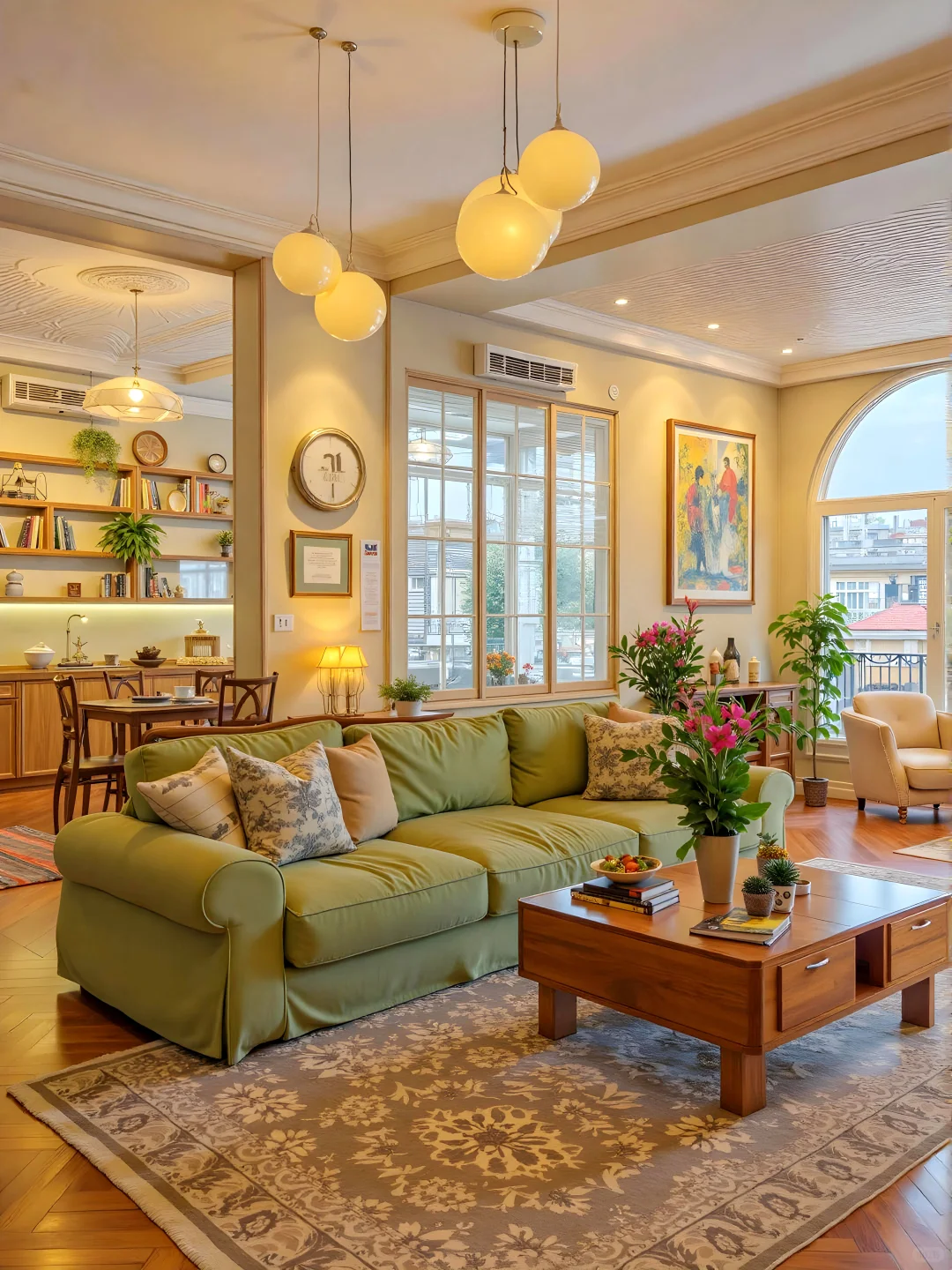 这种小厨房居然有袅袅的烟火气